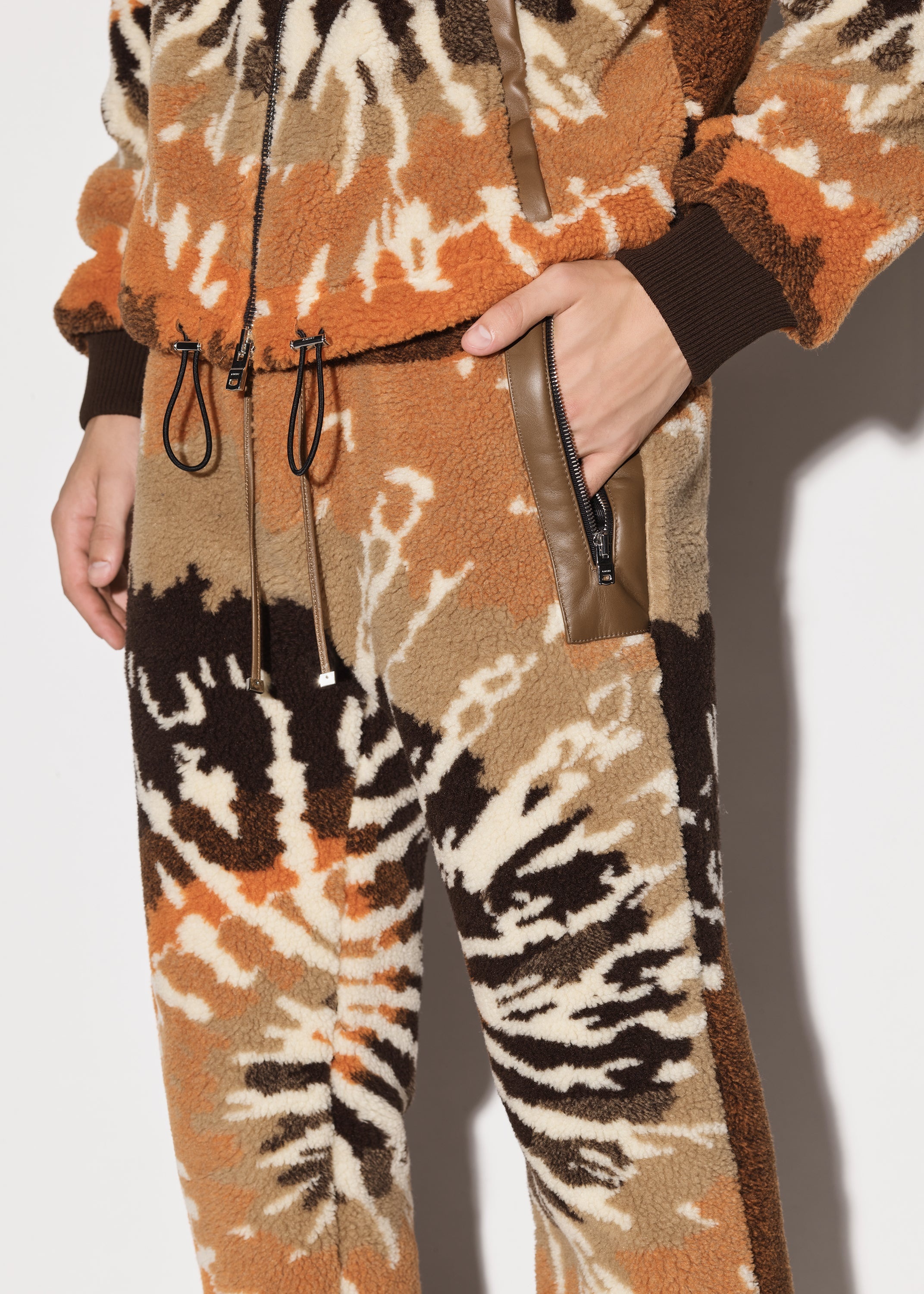 TIE DYE POLAR FLEECE PANTS - 5