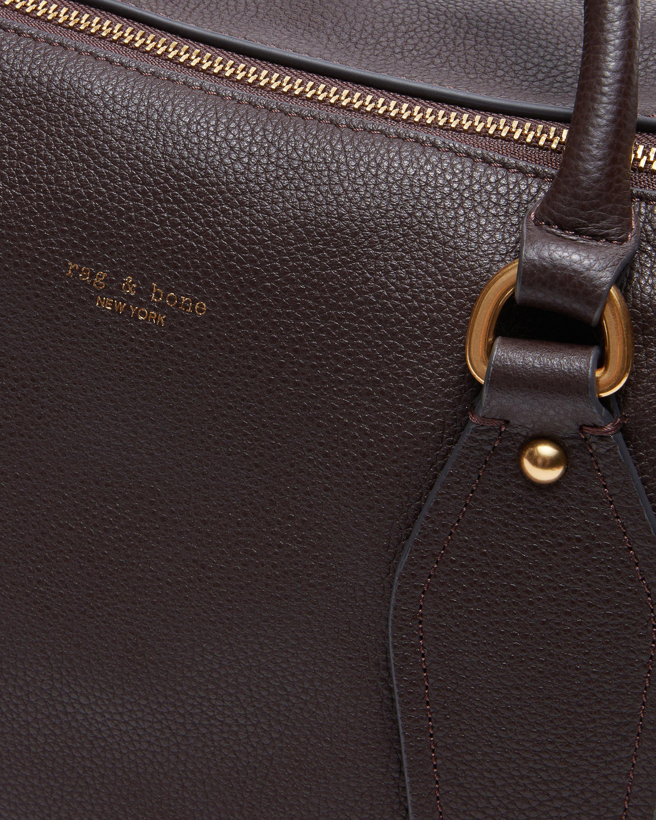 Gramercy Leather Medium Satchel - 8