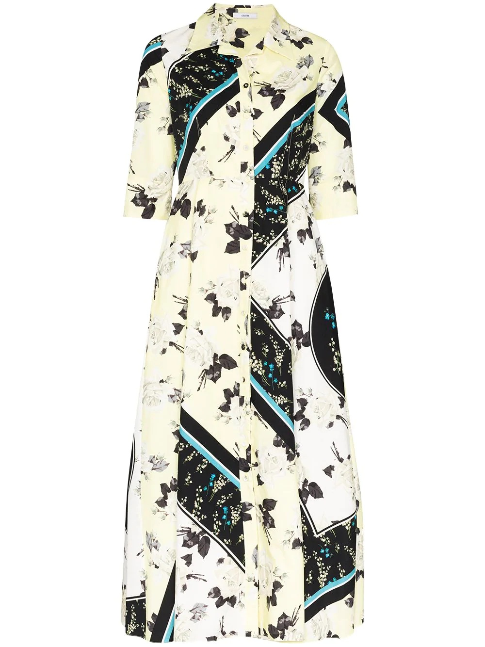 Kasia floral-print shirt dress - 1