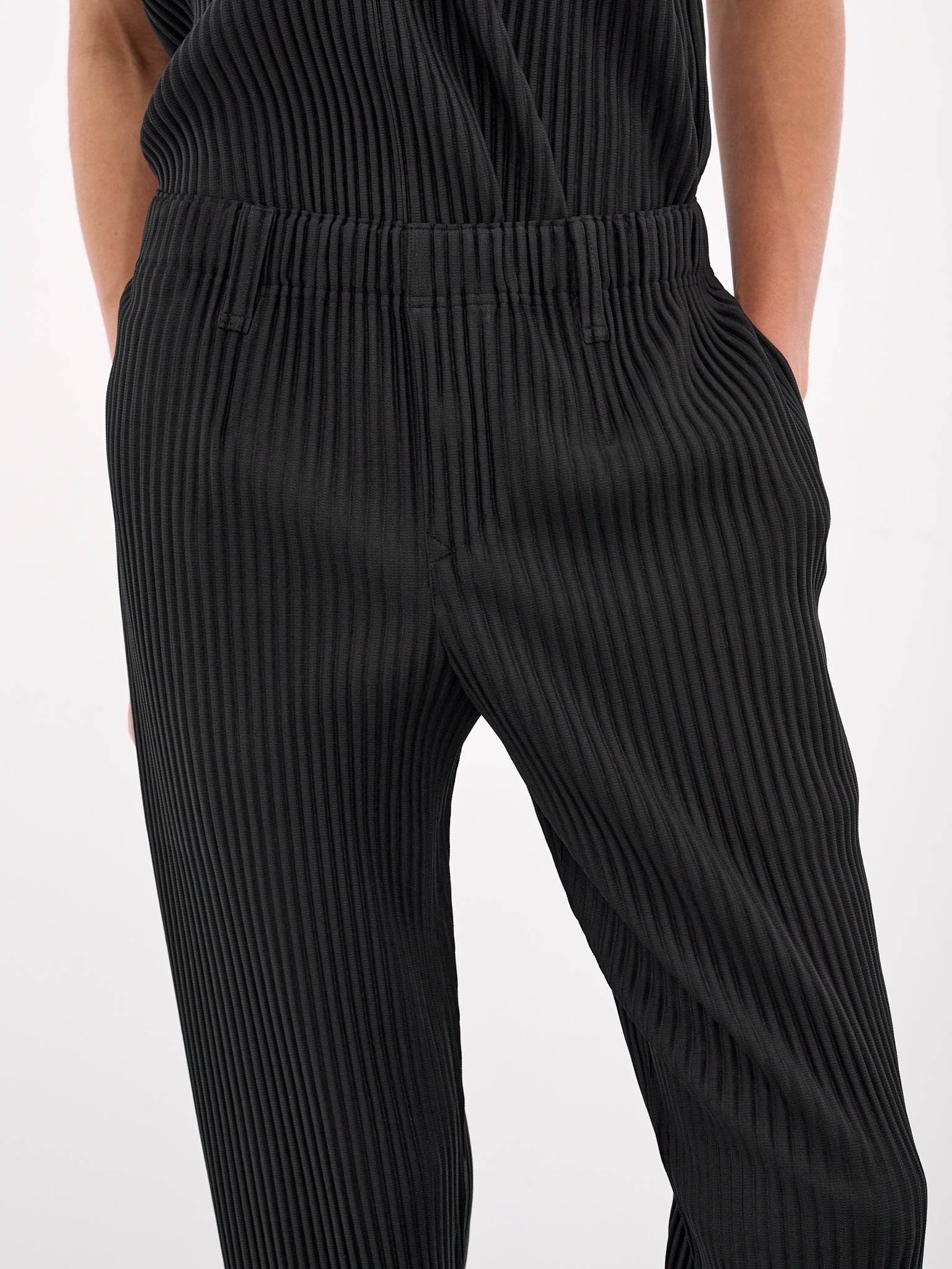 Basic Pleated Trousers - 5