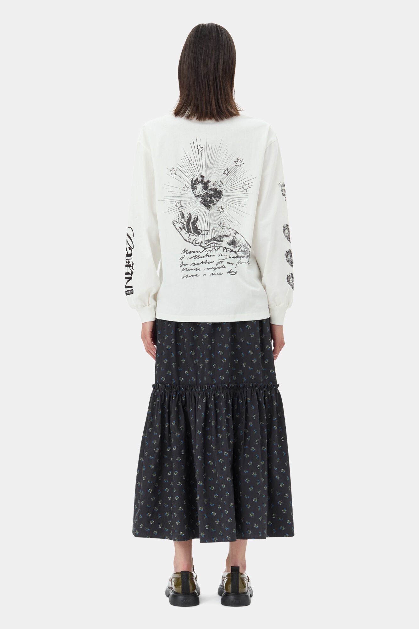 WHITE FUTURE HEAVY LONG SLEEVE T-SHIRT - 5