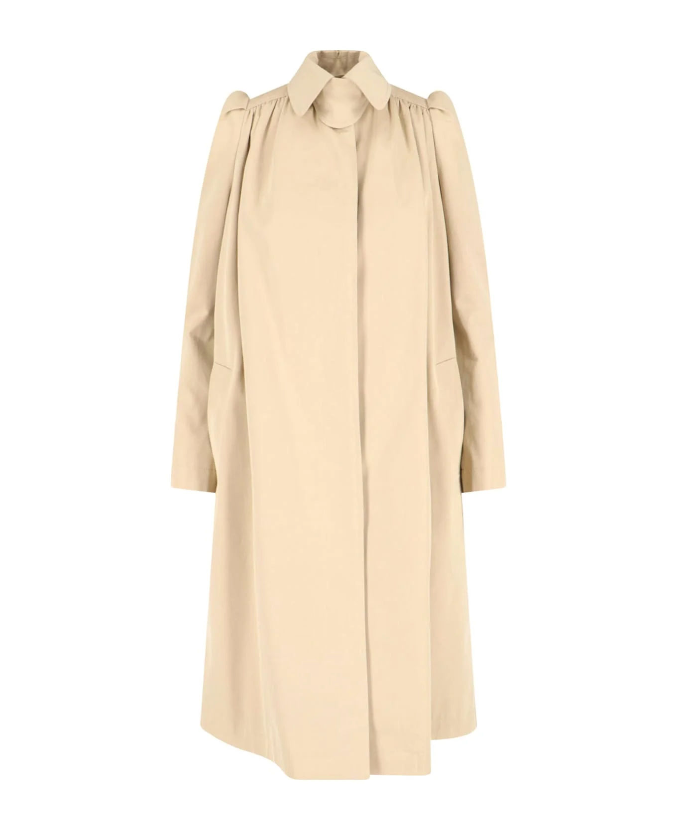 Cotton Trench Coat - 1