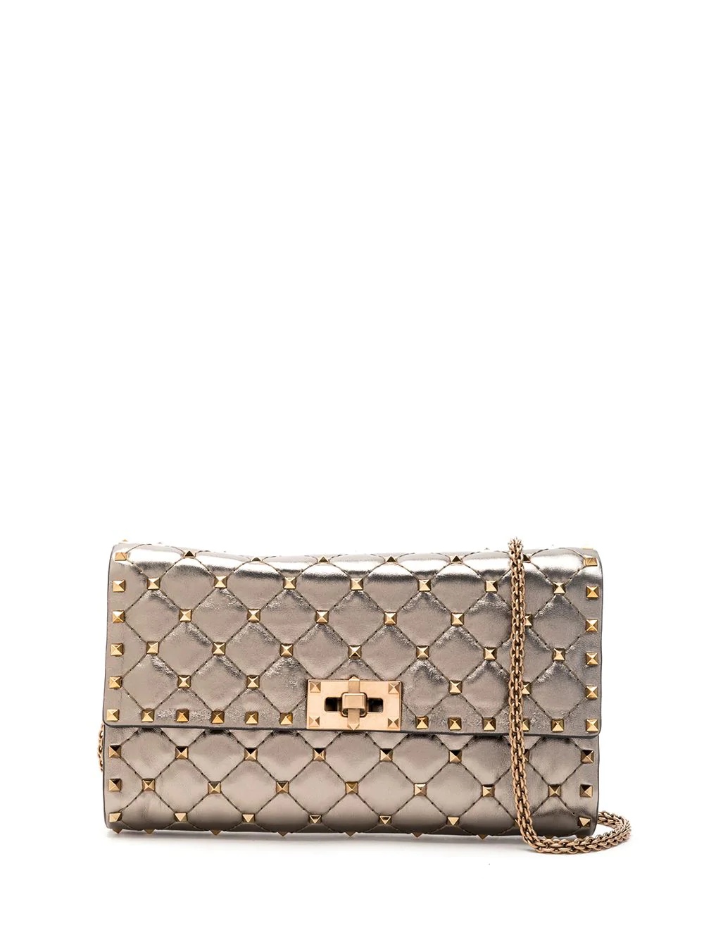 Rockstud leather crossbody bag - 1