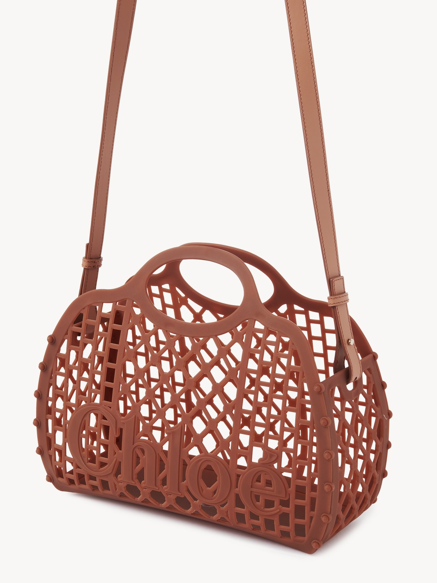 CHLOÉ CAGE TOTE BAG IN JELLY - 3