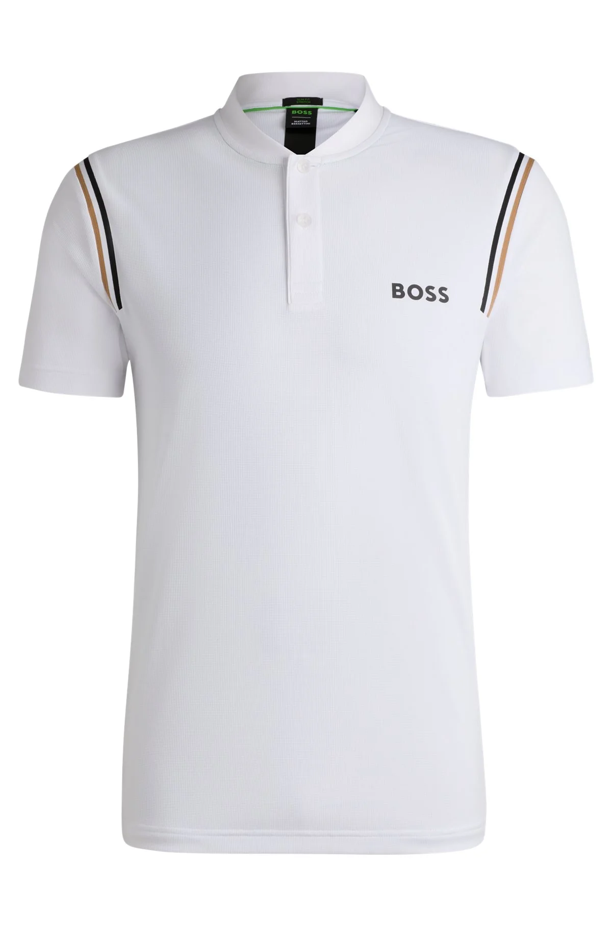 BOSS X MATTEO BERRETTINI ACTIVE POLO SHIRT WITH MOISTURE CONTROL - 1