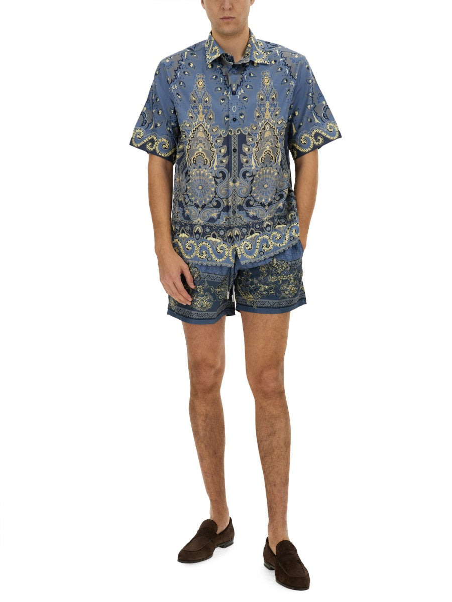 Etro Men Swimsuit With Print - 2