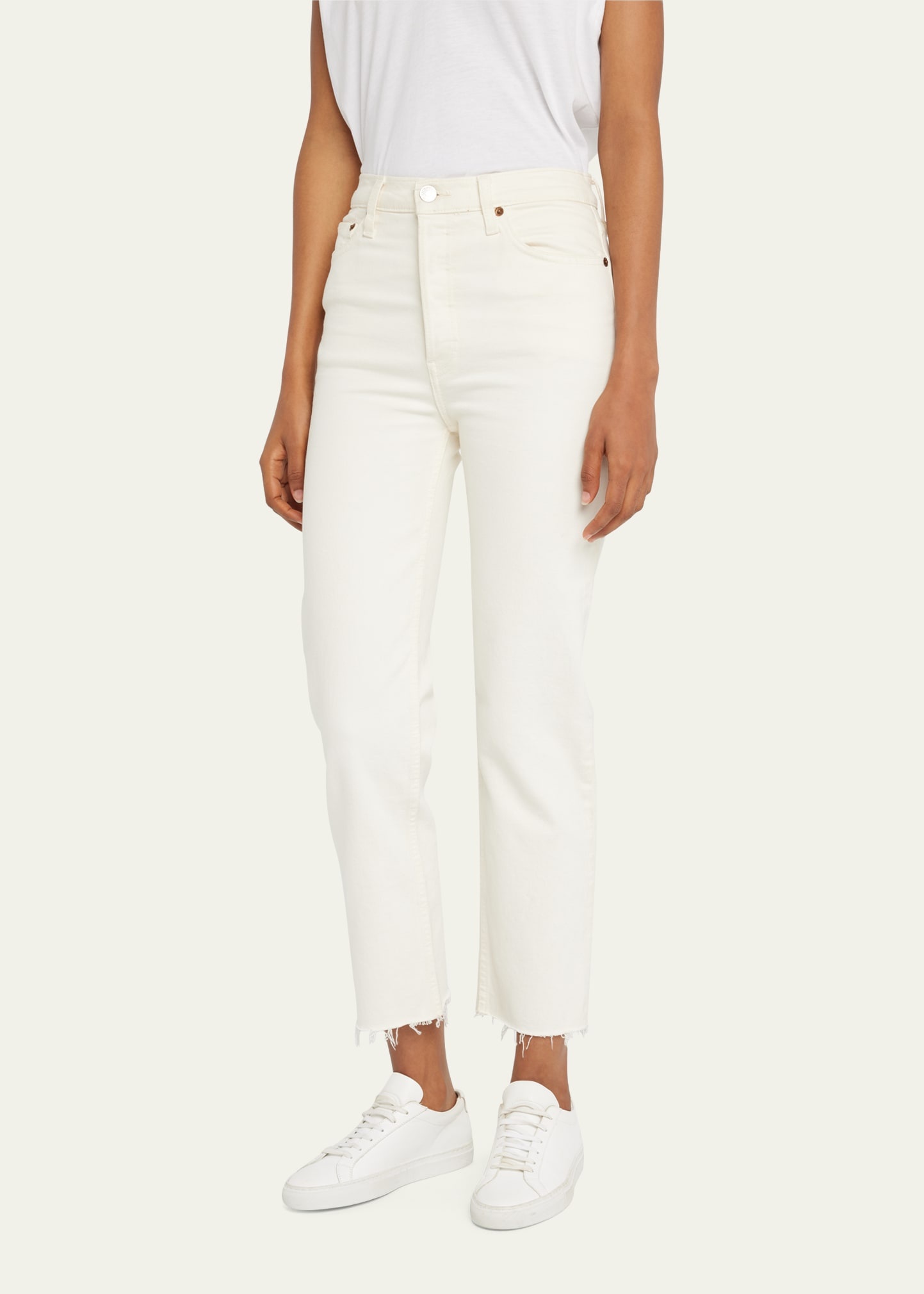 70s Stovepipe Ankle Jeans - 4
