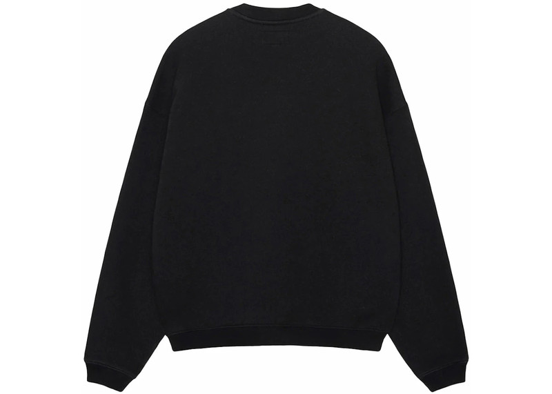 Stüssy Stussy Big Crackle Sport Crew Washed Black outlook