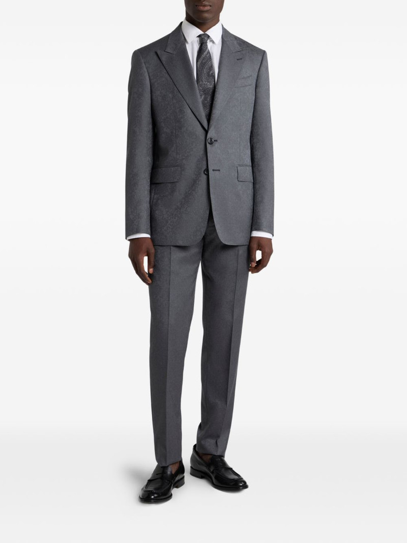 Etro floral paisley single-breasted suit outlook