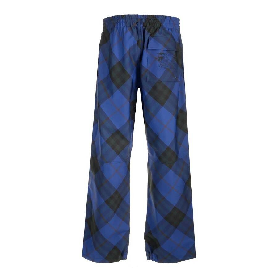 Burberry Straight Leg Checkered Twill Trousers - 6