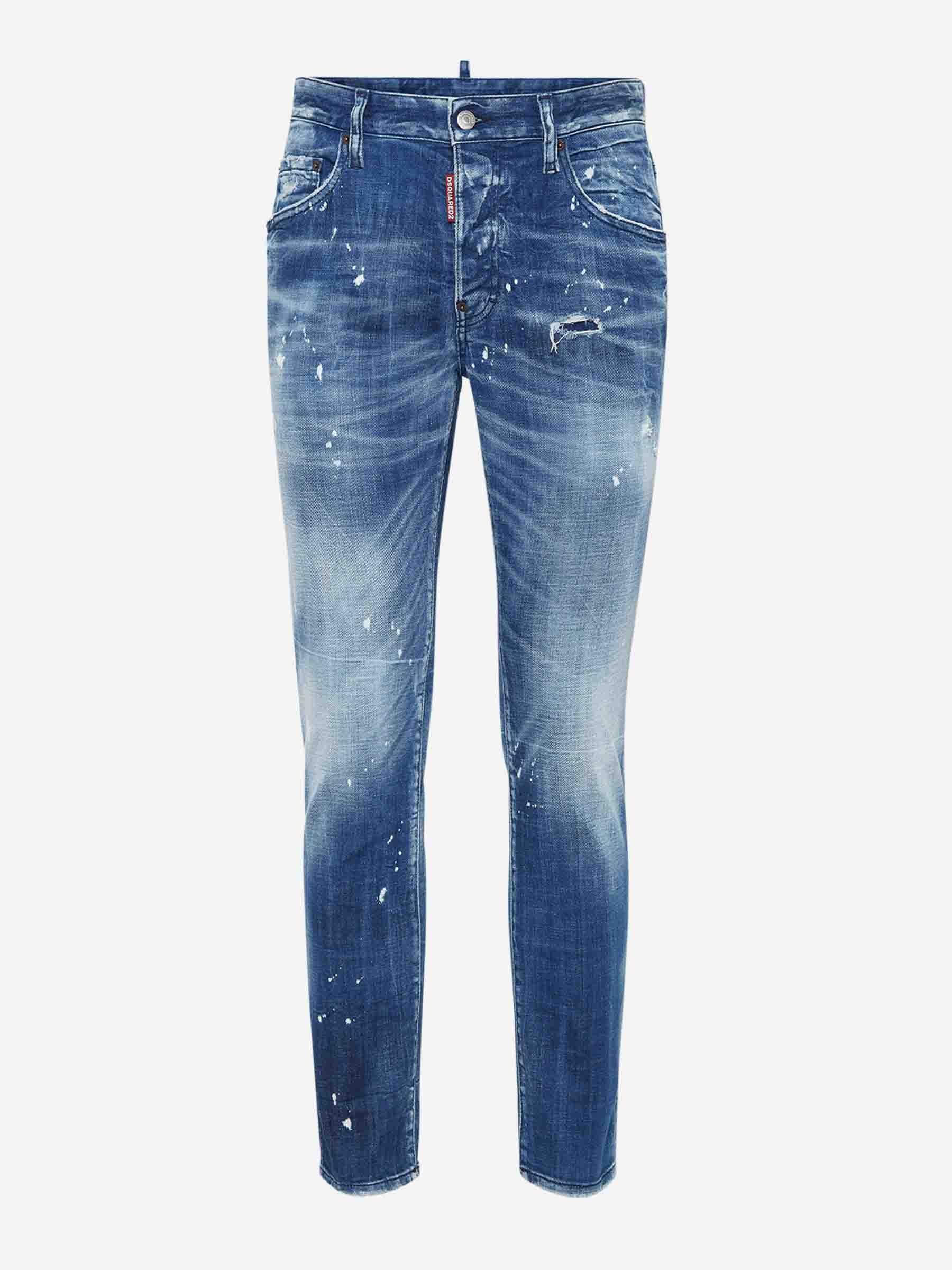RIPPED SLIM JEANS - 1
