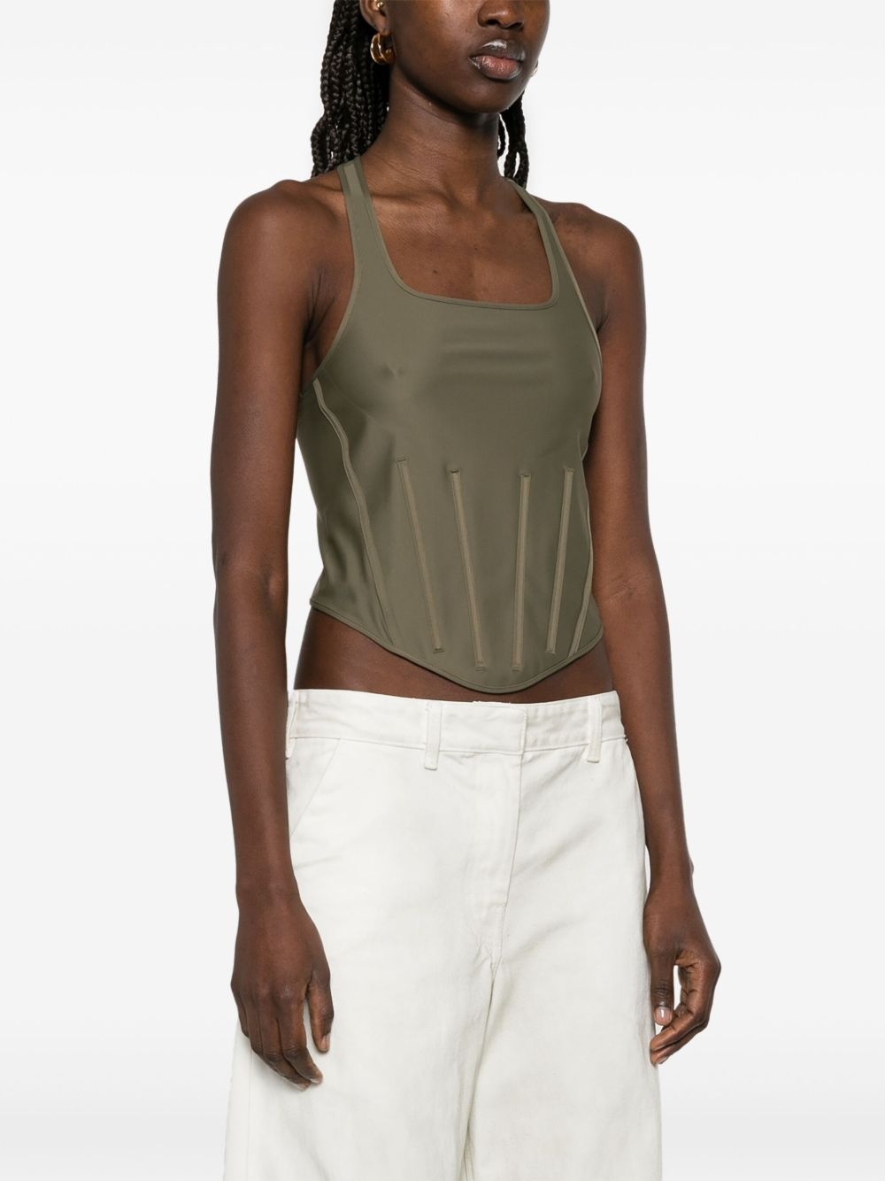 corseted tank top - 3