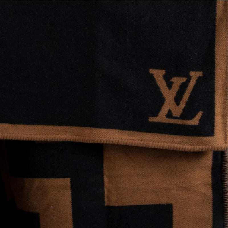 Louis Vuitton Initials Karakoram Blanket - Wool Cashmere - 2