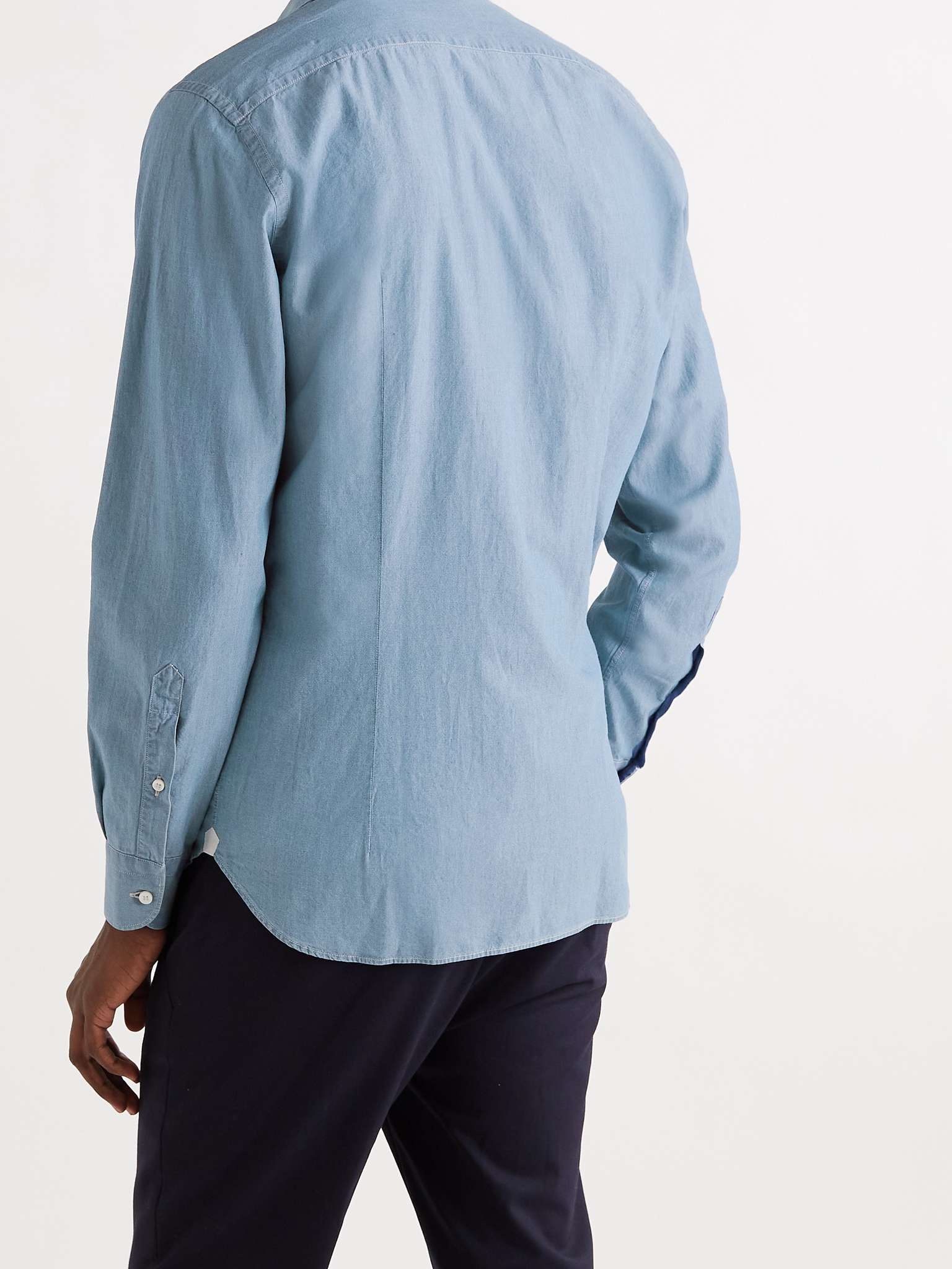 Arthur Preston Cotton-Chambray Shirt - 4