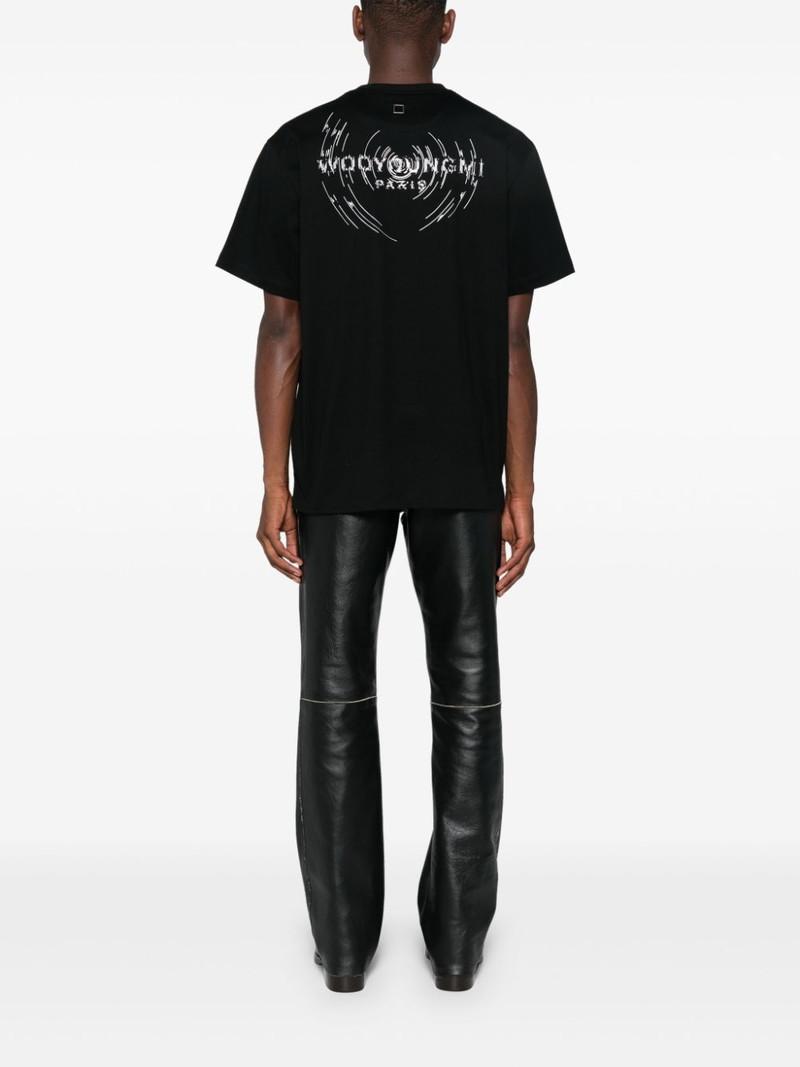 Wooyoungmi logo-patch T-shirt outlook