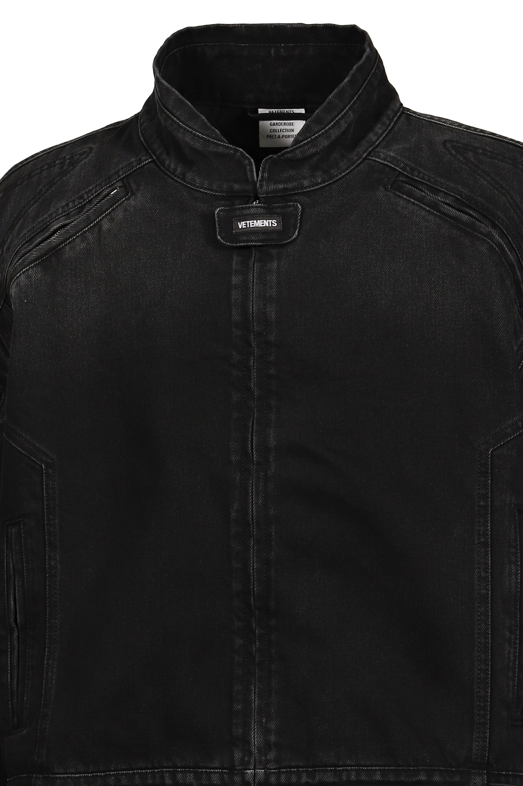 RACING DENIM JACKET / VTG BLK - 4