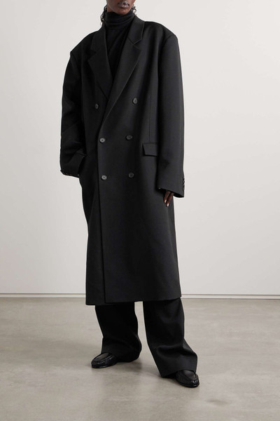 The Row Andy oversized double-breasted wool coat outlook