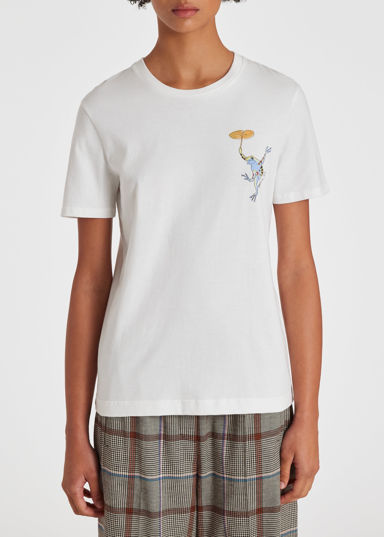 White 'Dancing Frog' T-Shirt - 3