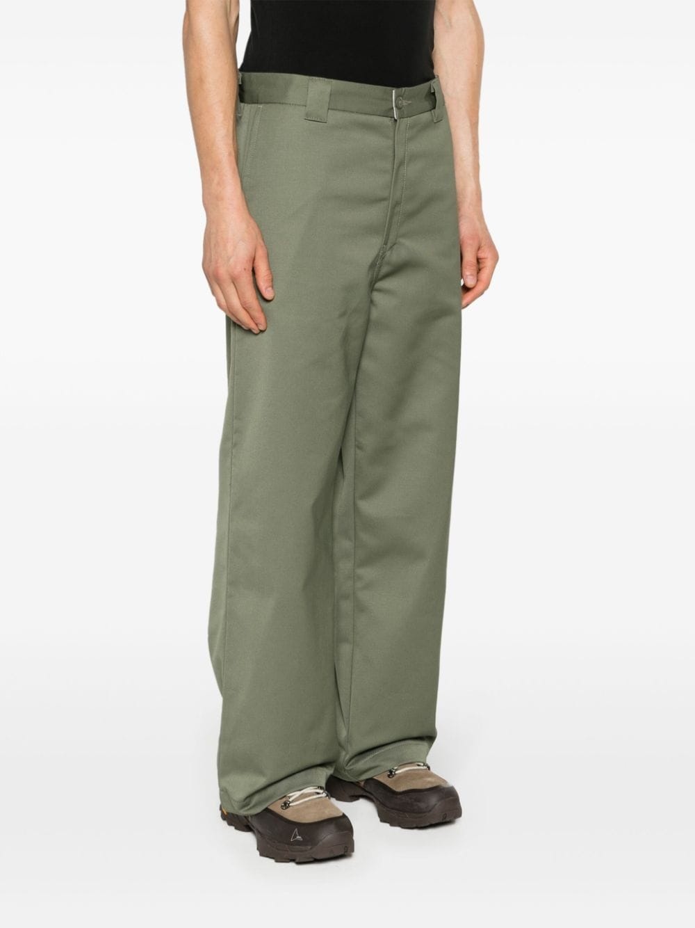 Brooker logo-patch trousers - 3