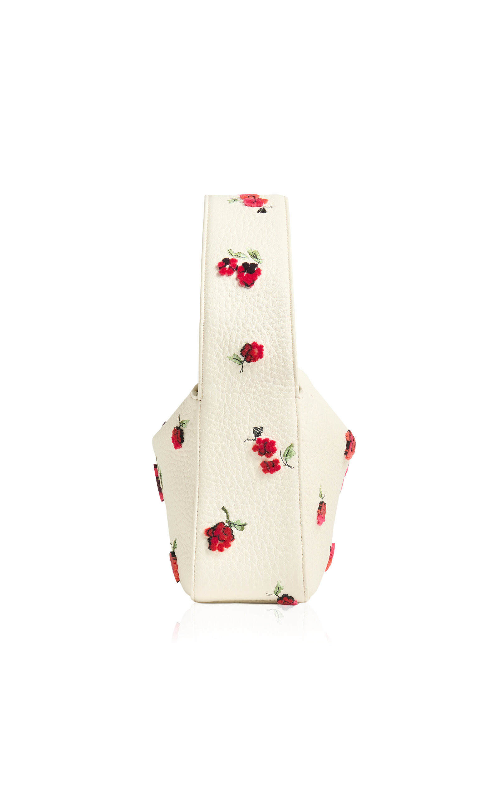 Elena Small Leather Handbag ivory - 4
