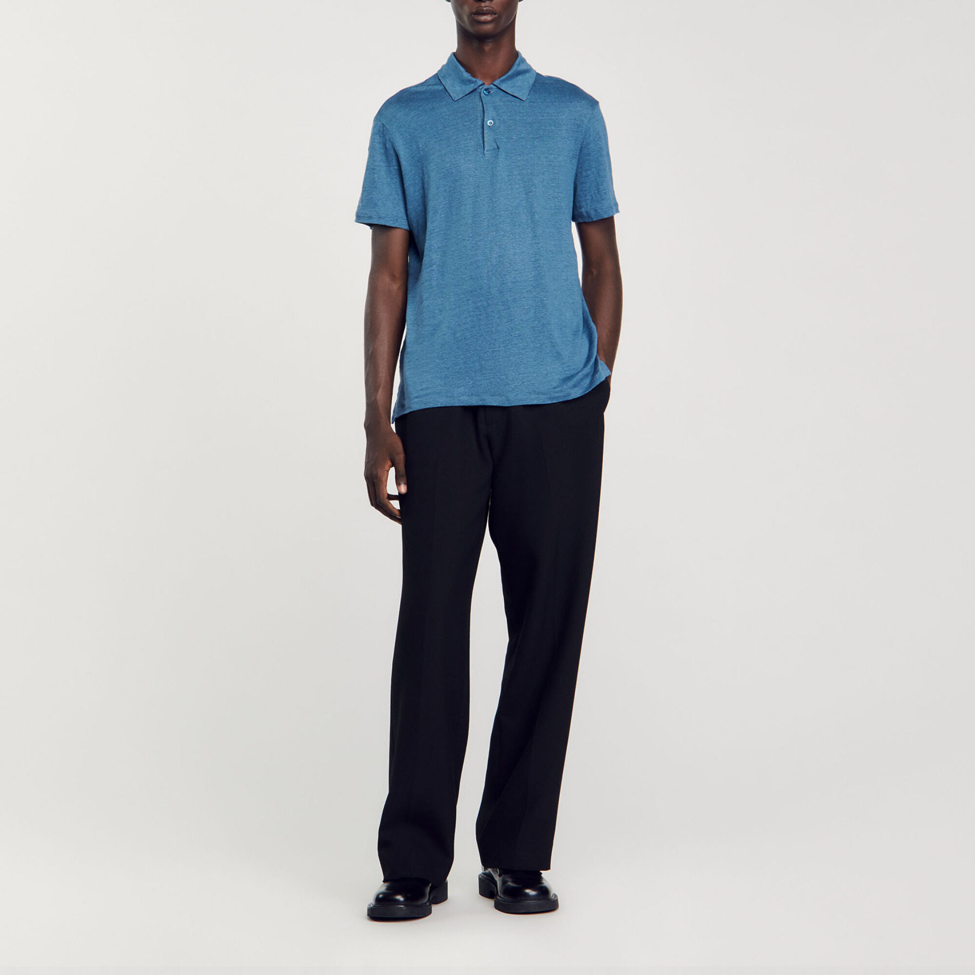 LINEN POLO SHIRT - 2
