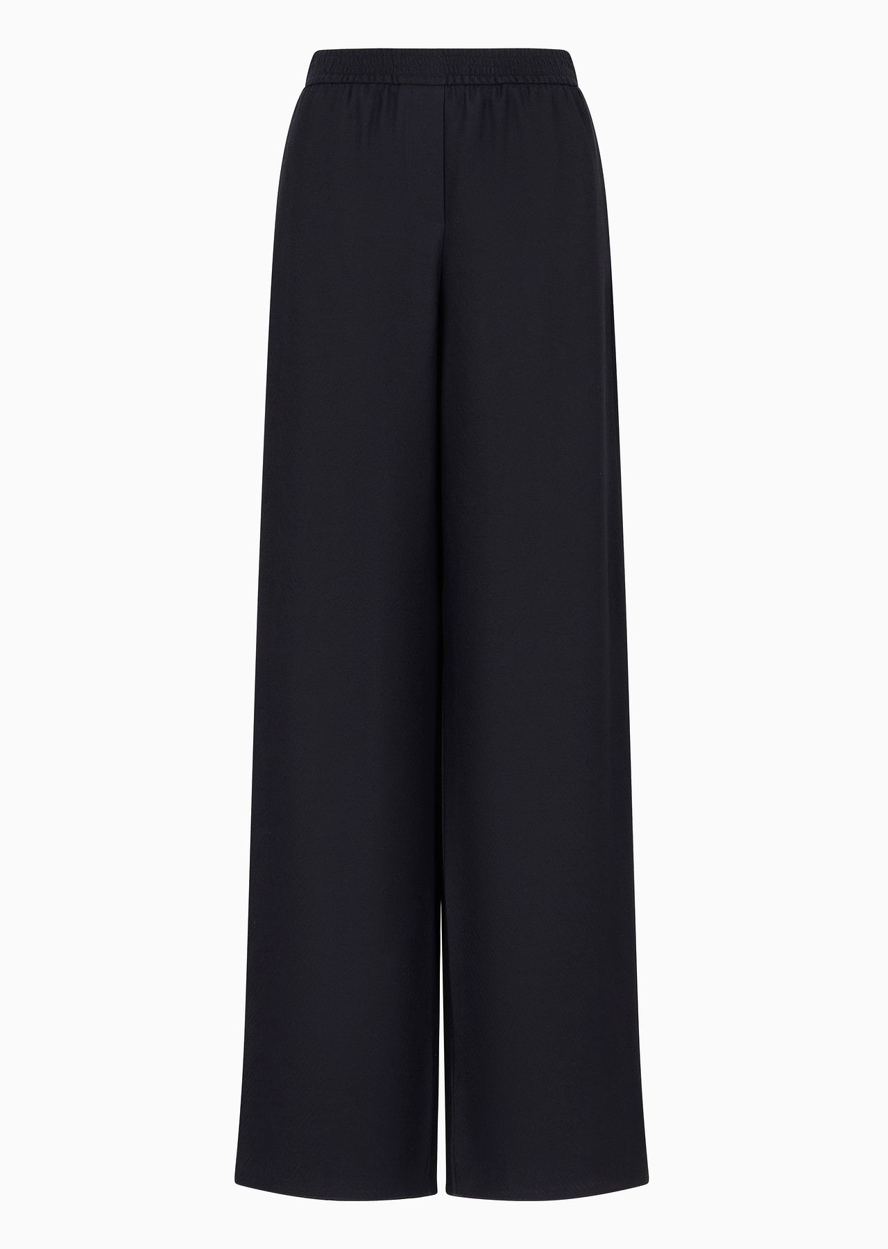 Icon chevron virgin wool blend trousers with an elasticated waist - 1