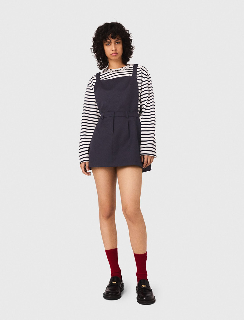 maje Pinafore strap dress outlook