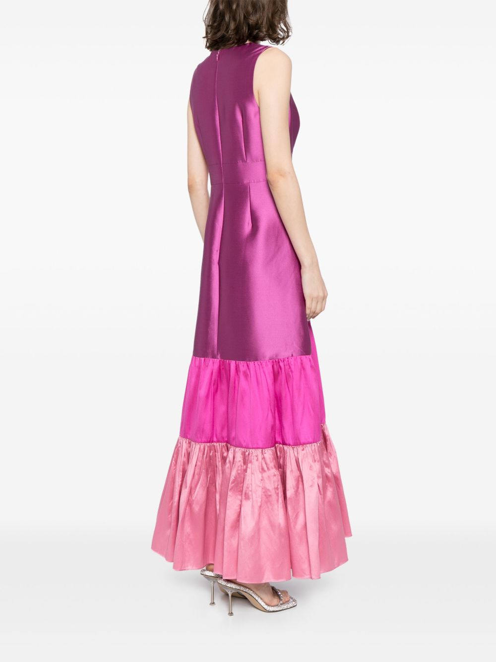 Rori satin-finish dress - 4