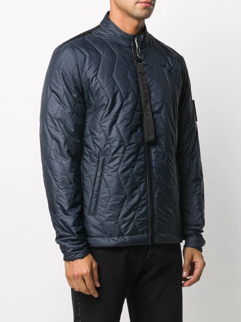 zip-up quilted jacket - 3