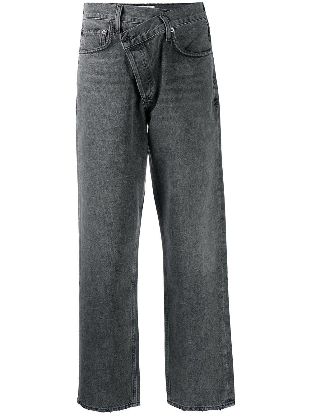 Criss Cross straight-leg jeans - 1