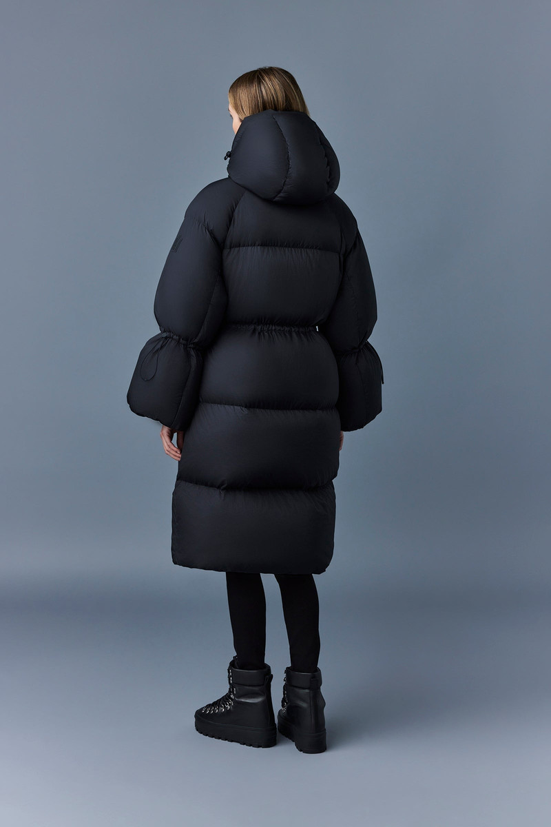 LENZI 2-in-1 down coat with removable hood 4