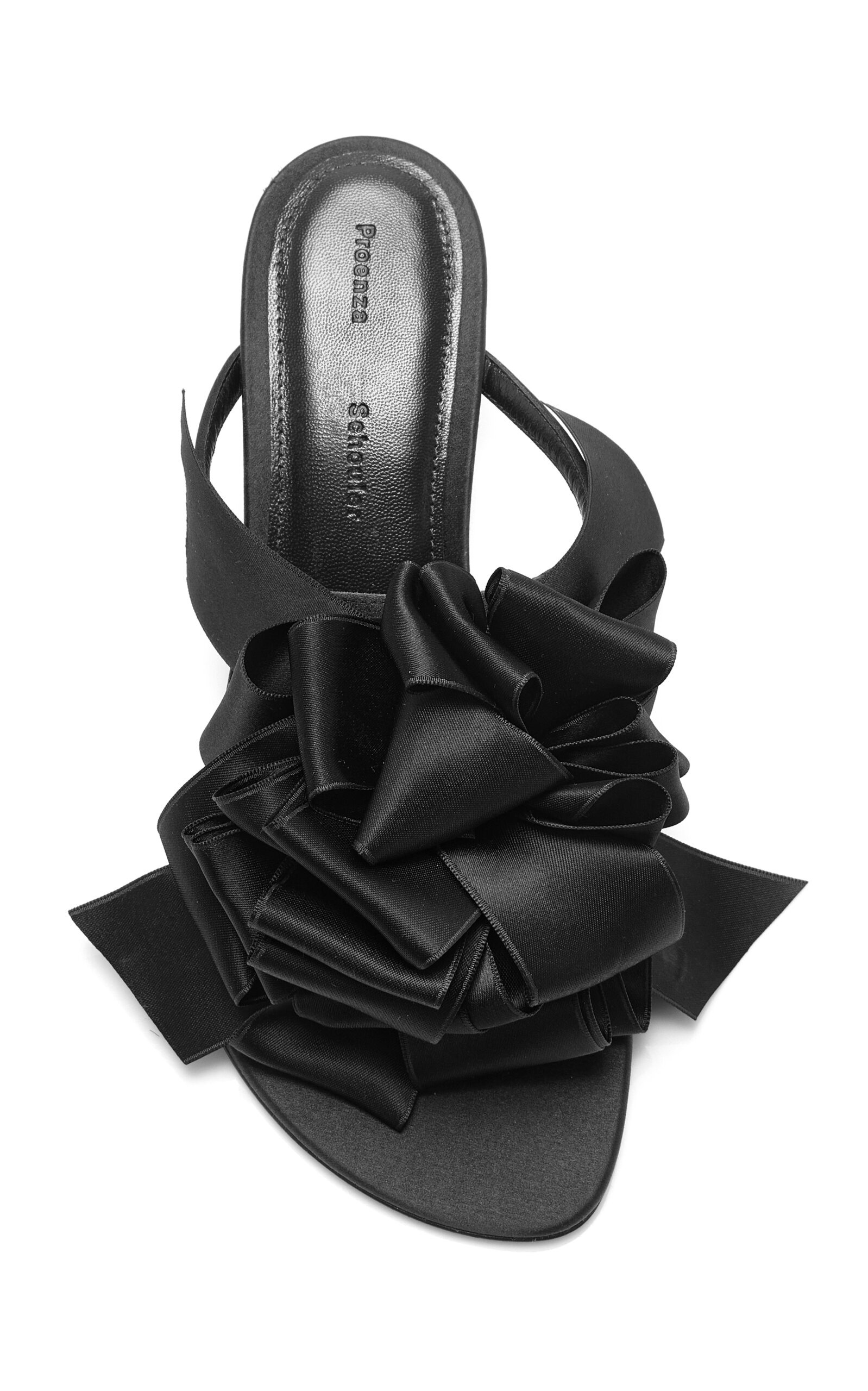 Tee Souvenir Satin Sandals black - 3
