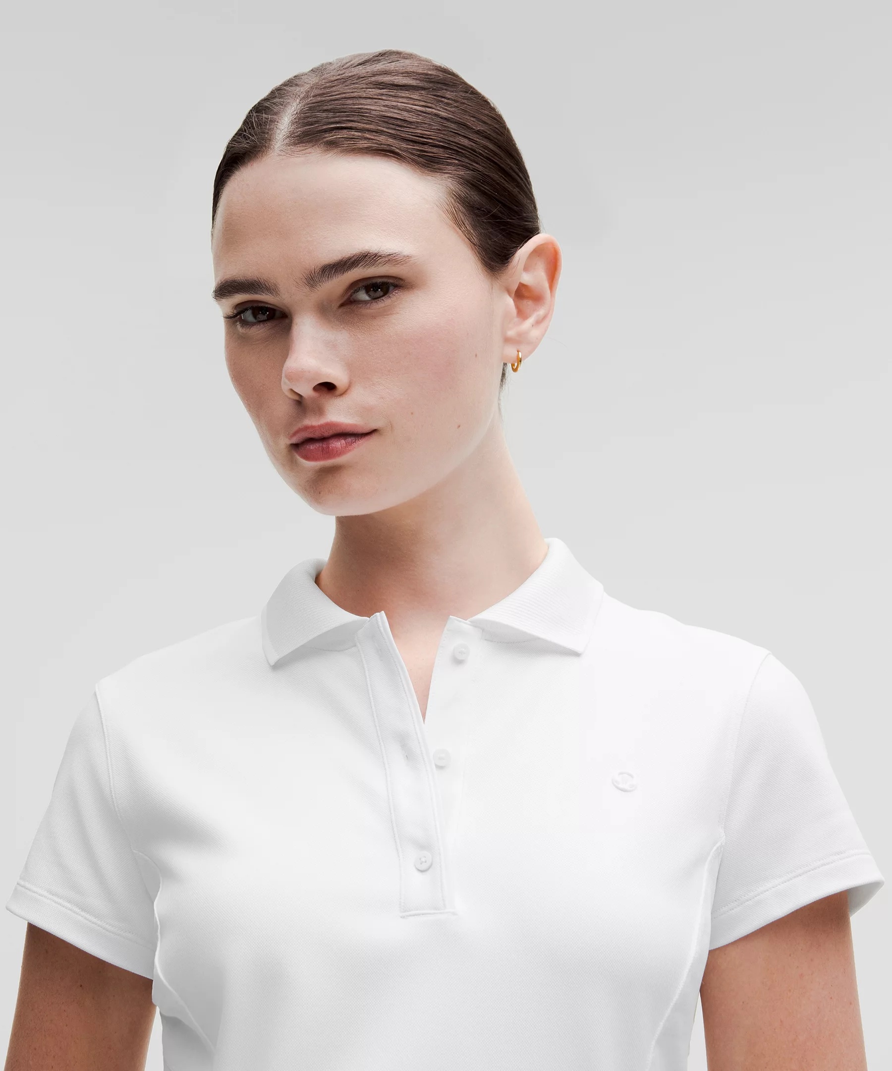 Short-Sleeve Polo Dress - 4
