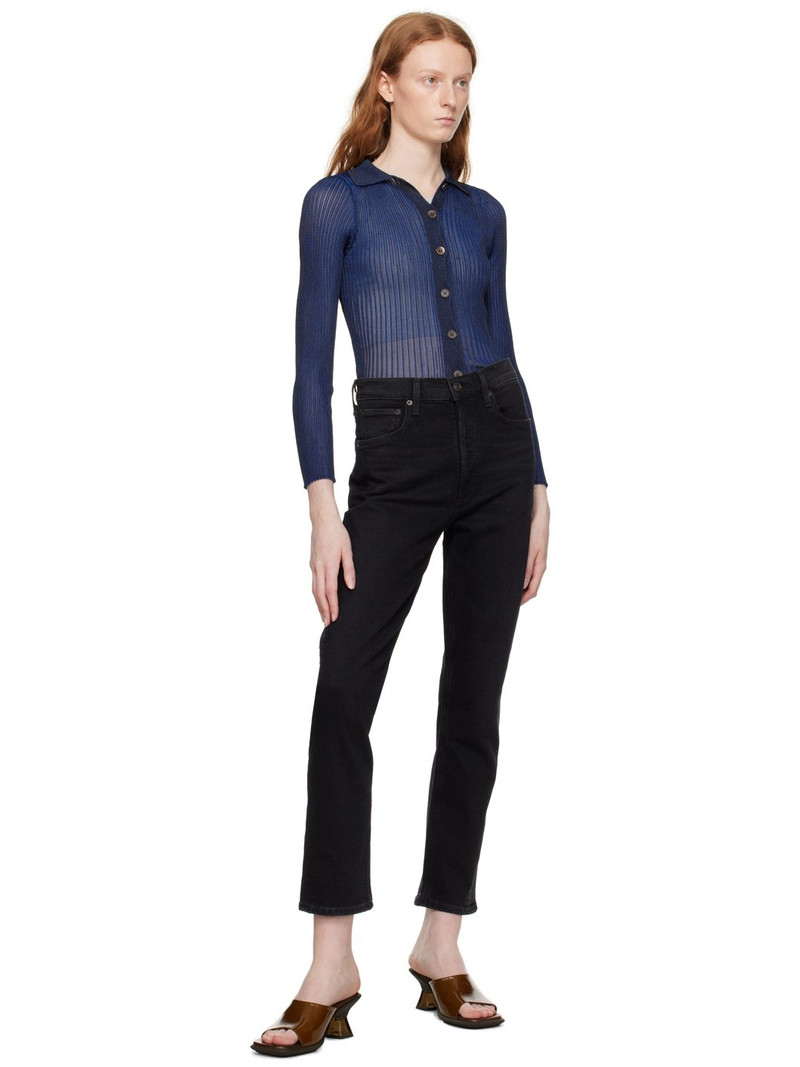 AGOLDE Black Riley Jeans outlook