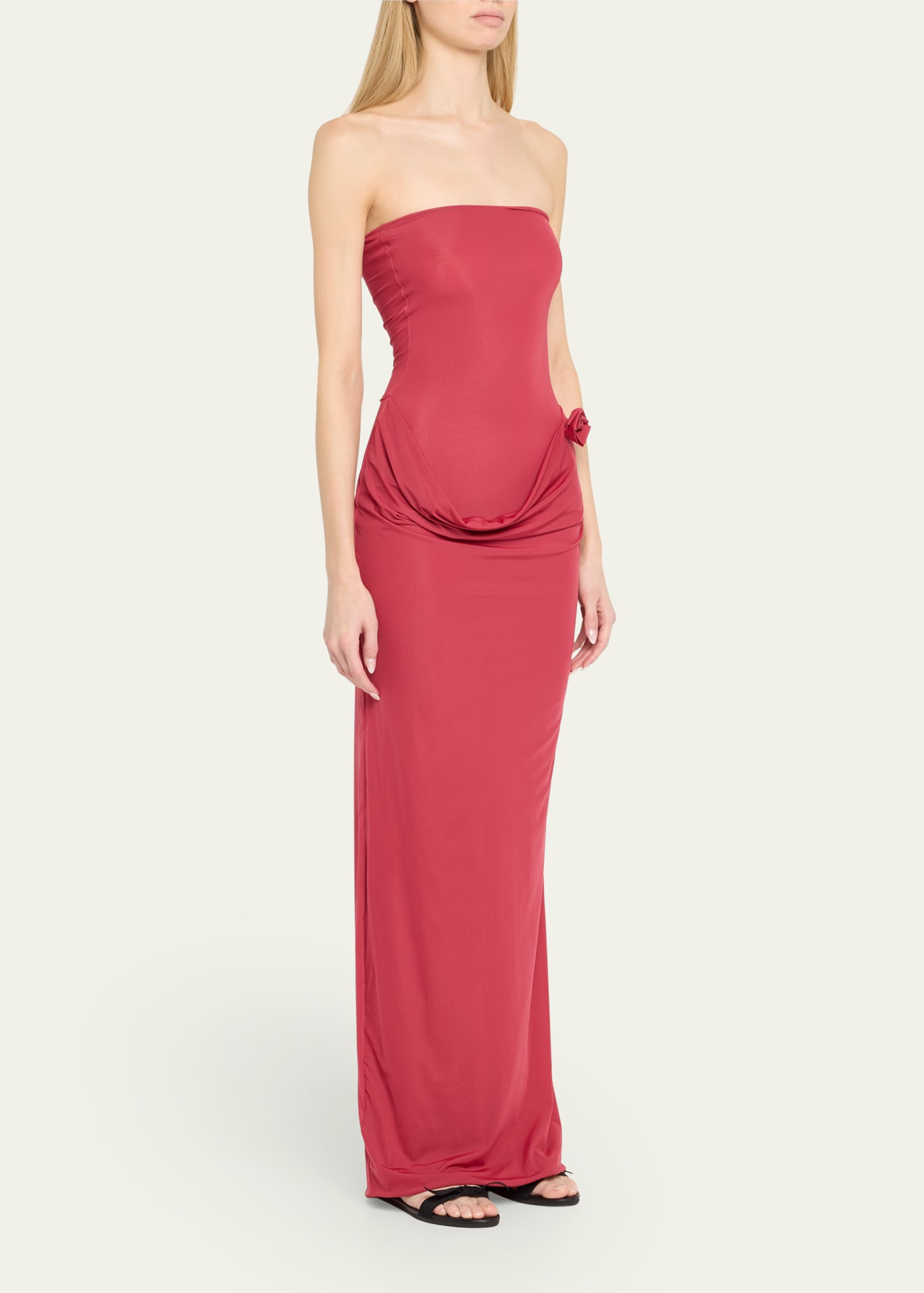 Campano Strapless Maxi Dress - 4
