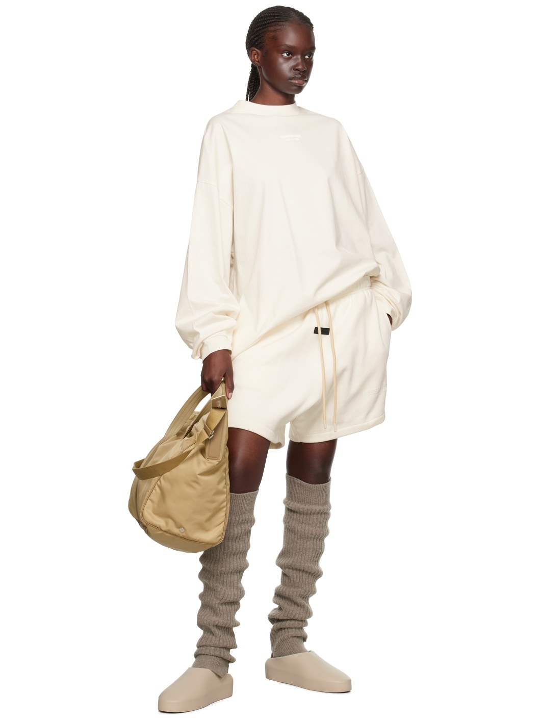 Off-White Crewneck Long Sleeve T-Shirt - 4