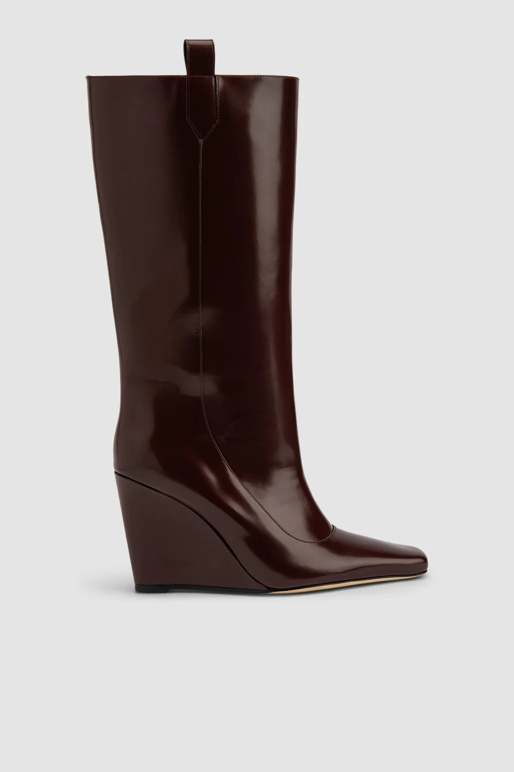 Drama Semi Patent Knee-High Boot - 1