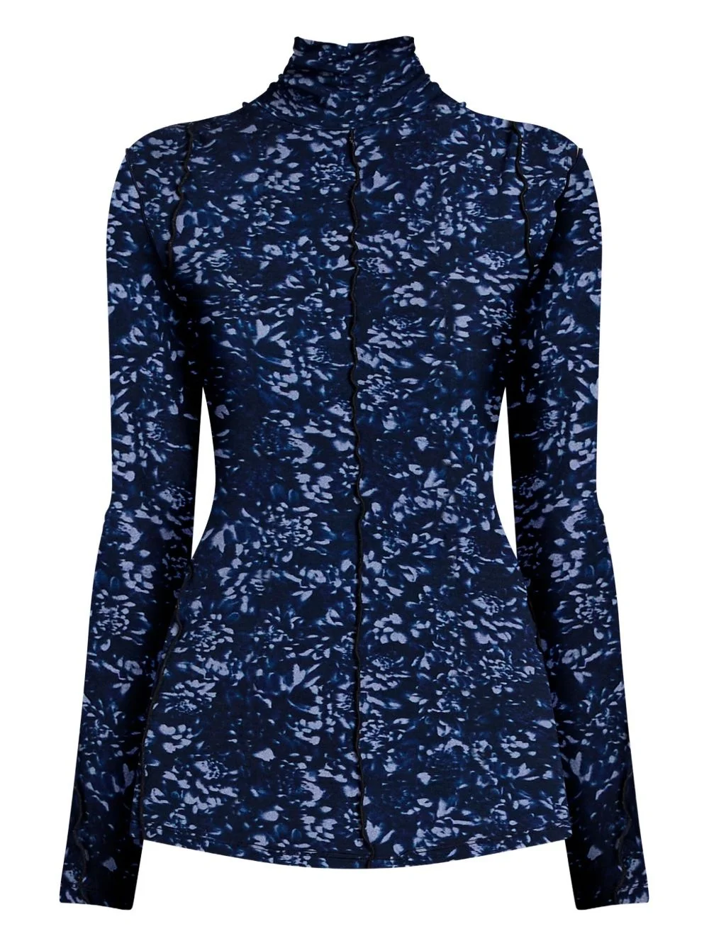 floral-print top - 1