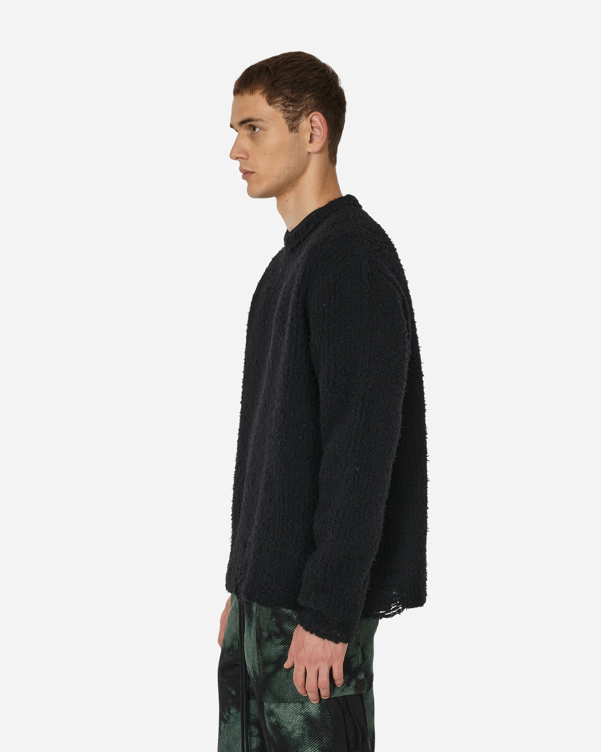Boucle Oversized Sweater Black - 2