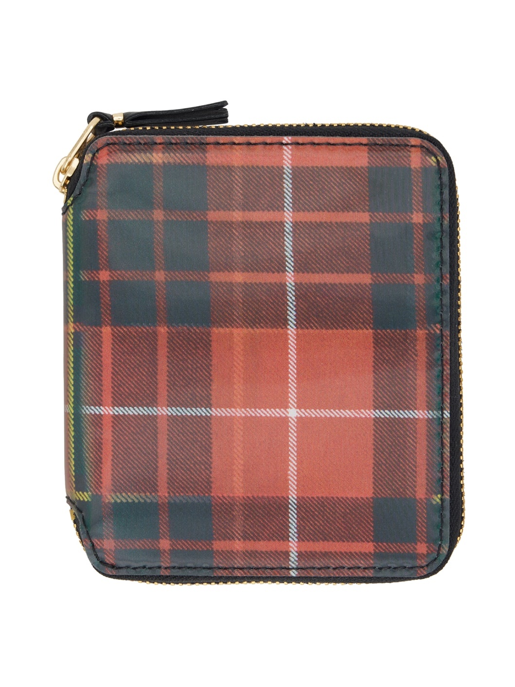 Red & Green Lenticular Tartan Wallet - 1