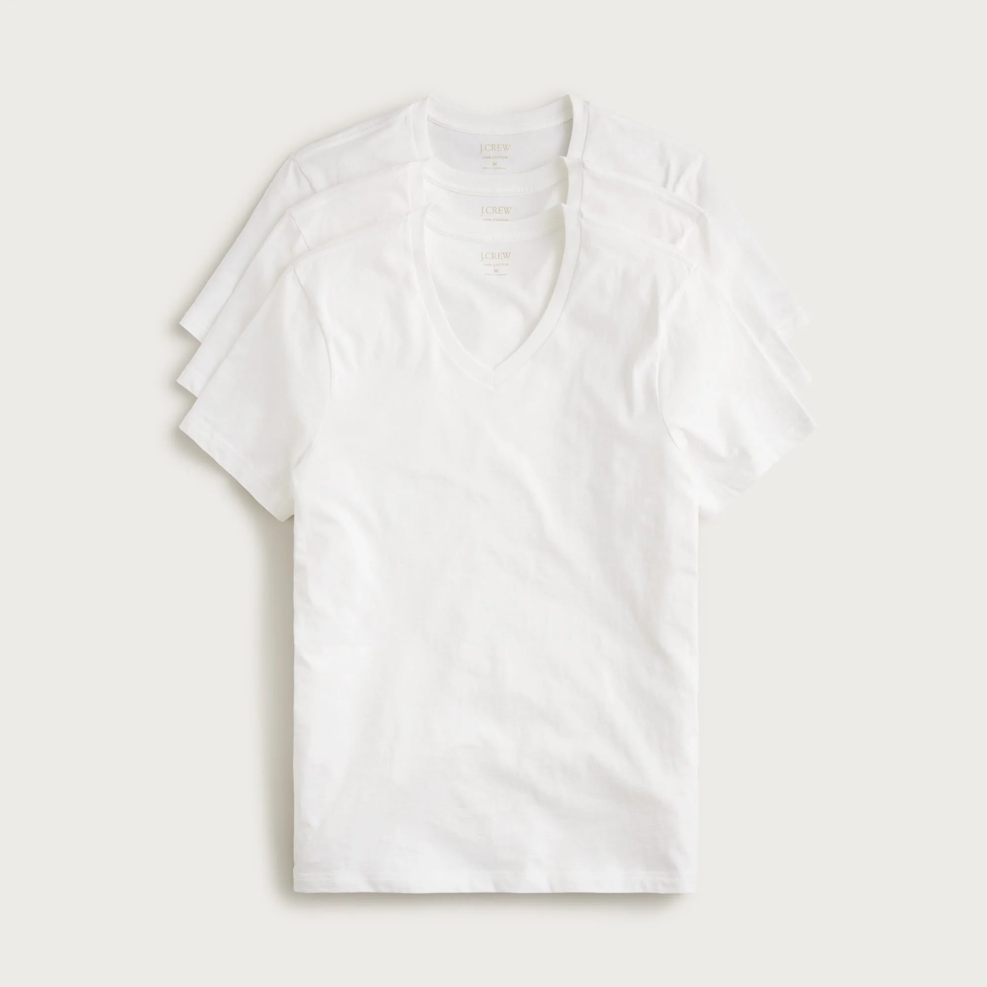 V-neck undershirts three-pack - 1