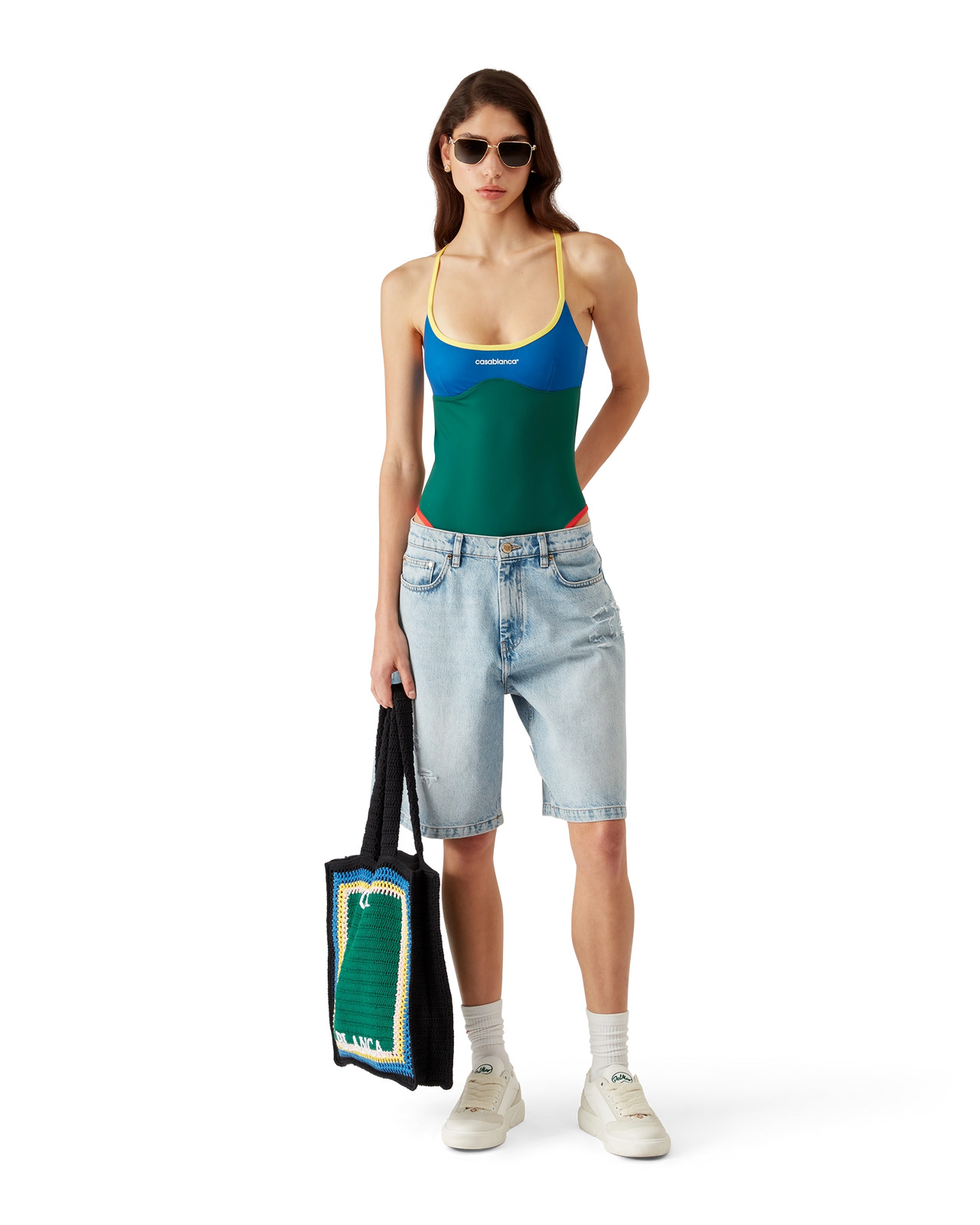 Colourblock Swimsuit - 2