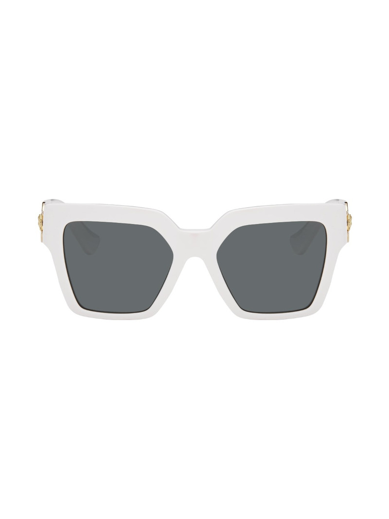 White Medusa Deco Butterfly Sunglasses 1