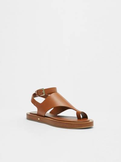 Max Mara SHEREE Leather sandals outlook