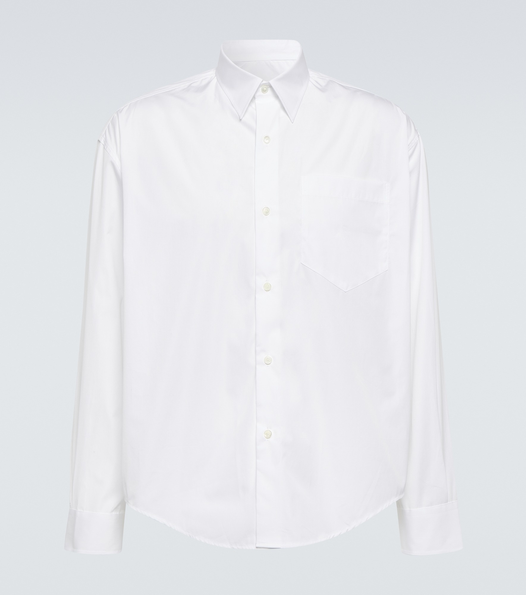 Cotton poplin shirt - 1