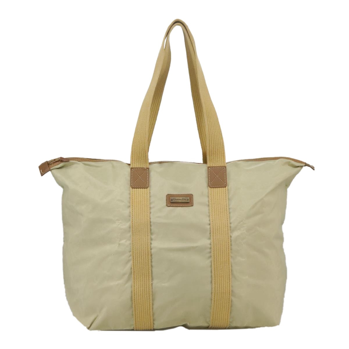 DIOR Tote Bag Nylon Beige - 12