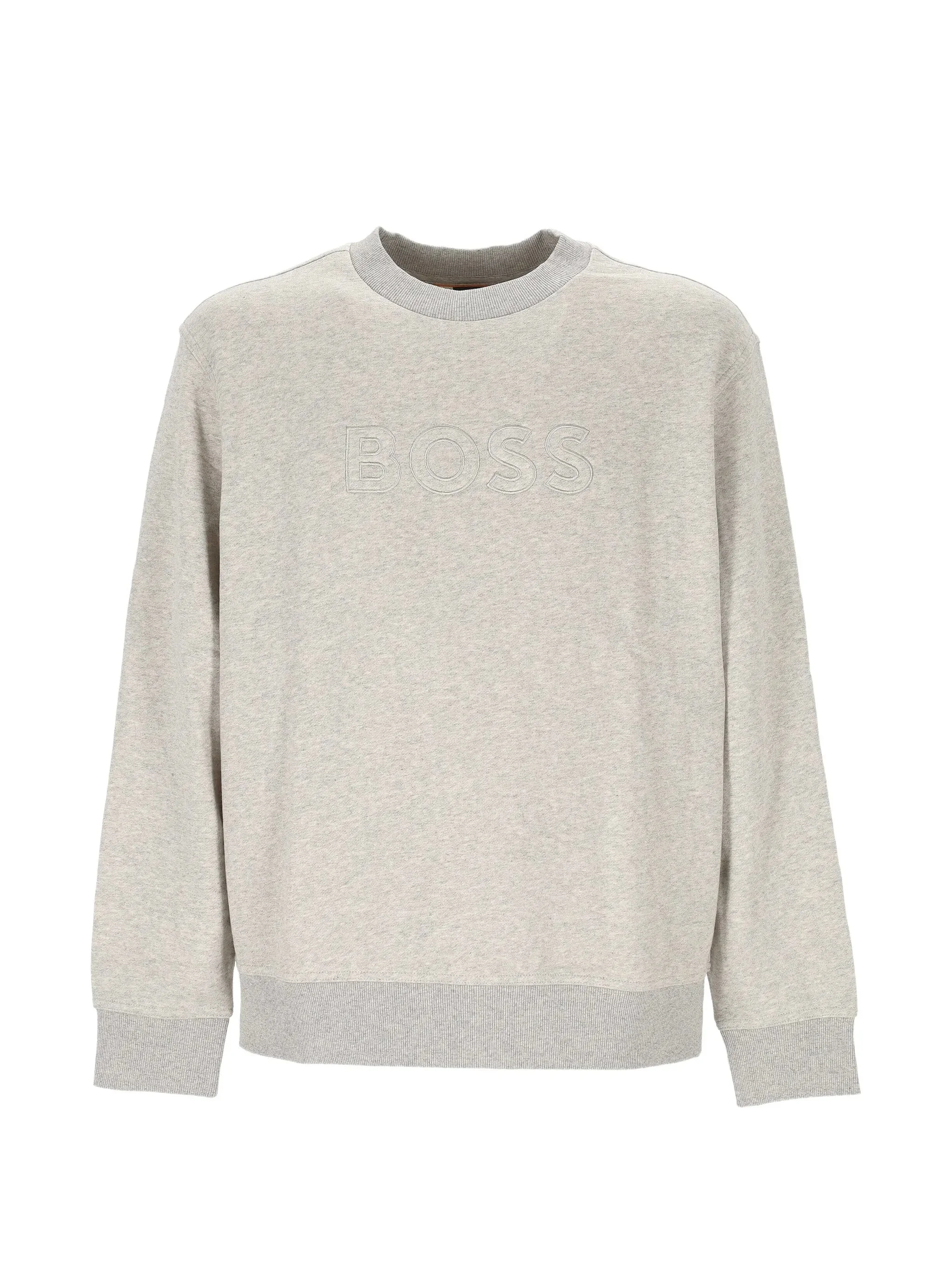 Boss Logo-embroidered Cotton Sweater - 1