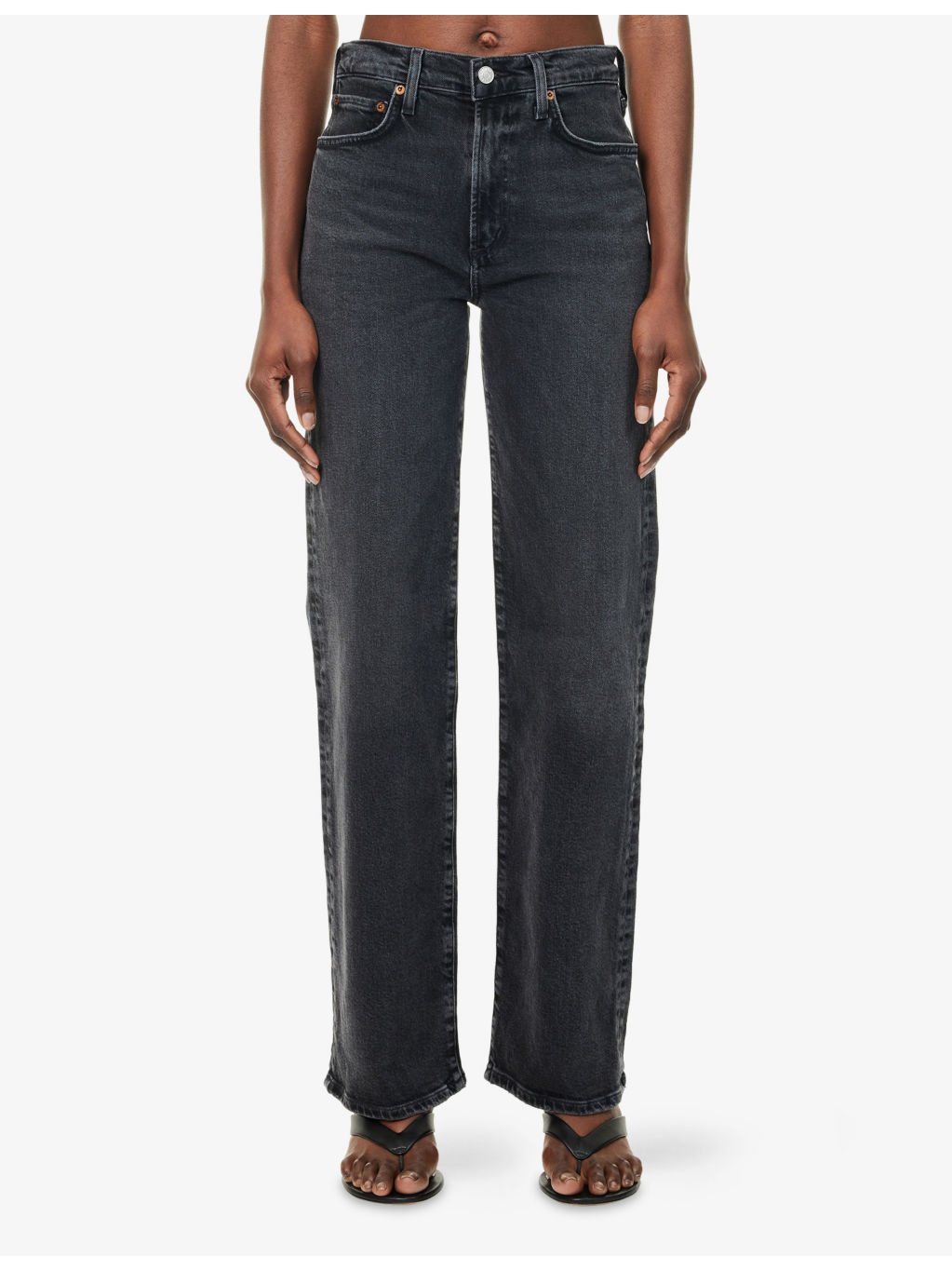 Harper Straight-Leg Stretch-Denim Jeans - 3