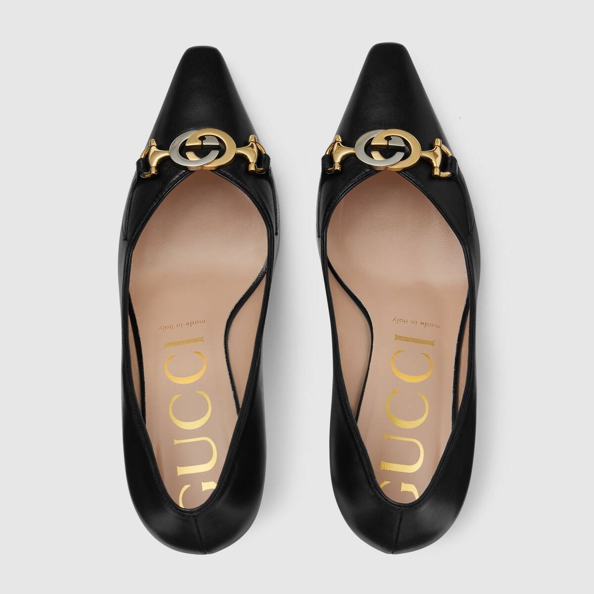 Gucci Zumi mid-heel leather pump - 3