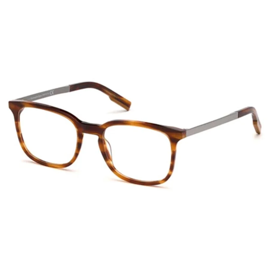 Zegna Demo Square Men's Eyeglasses EZ5143 053 53 - 1